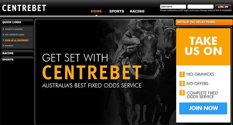 Centrebet Full Bookie Review