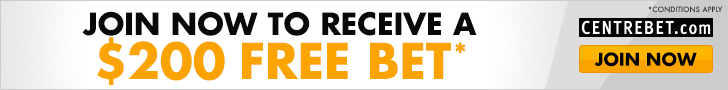 free bet from Centrebet, claim your $200 freebet